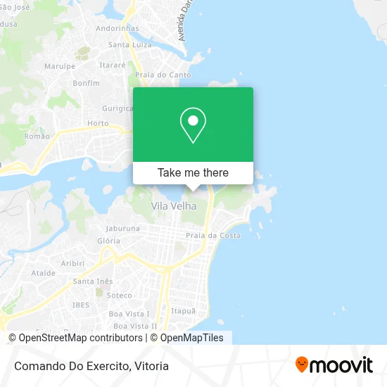Comando Do Exercito map