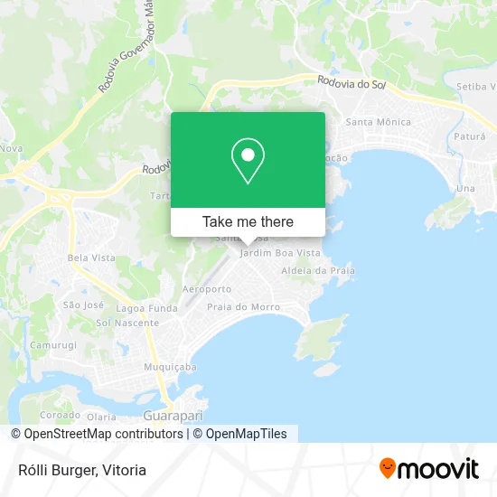 Rólli Burger map