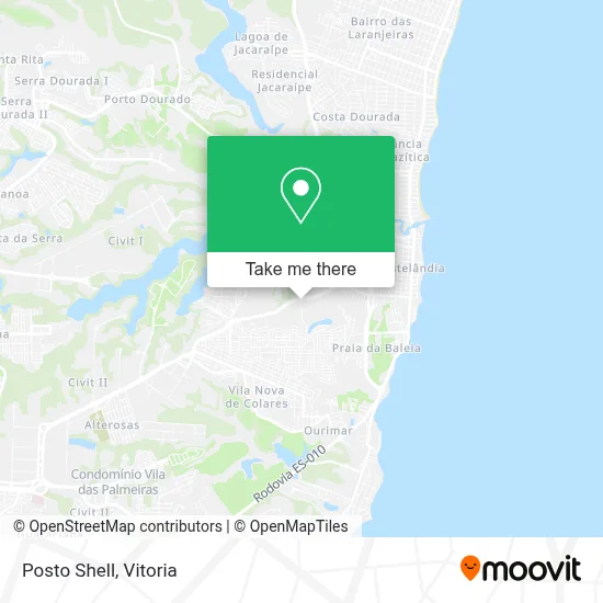 Posto Shell map