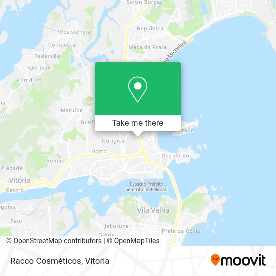 Racco Cosméticos map