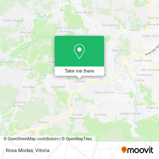 Rosa Modas map