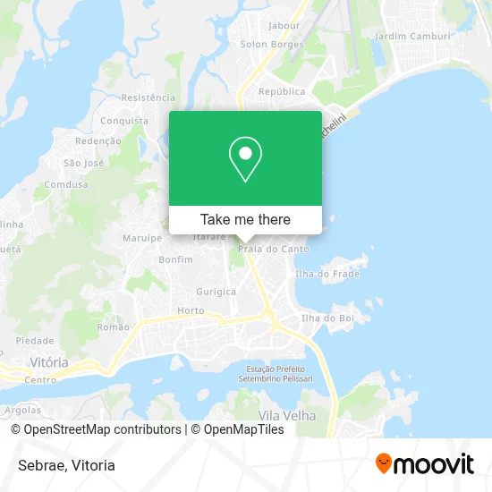 Sebrae map