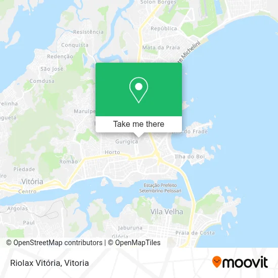 Riolax Vitória map