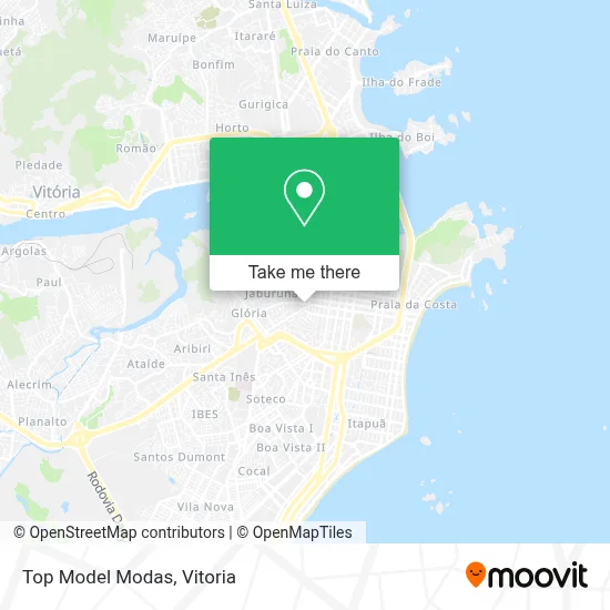 Top Model Modas map