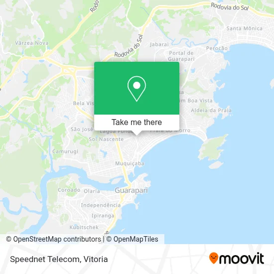 Speednet Telecom map