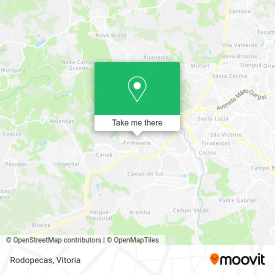 Rodopecas map