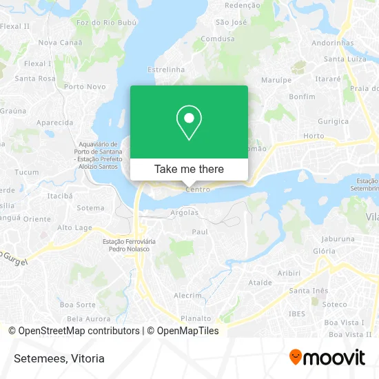 Setemees map