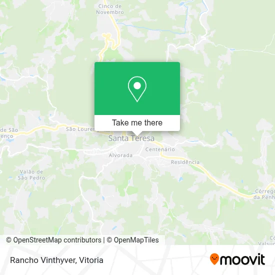 Rancho Vinthyver map
