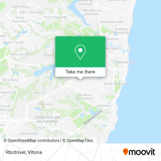 Rbrdriver map