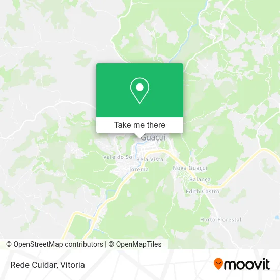 Rede Cuidar map