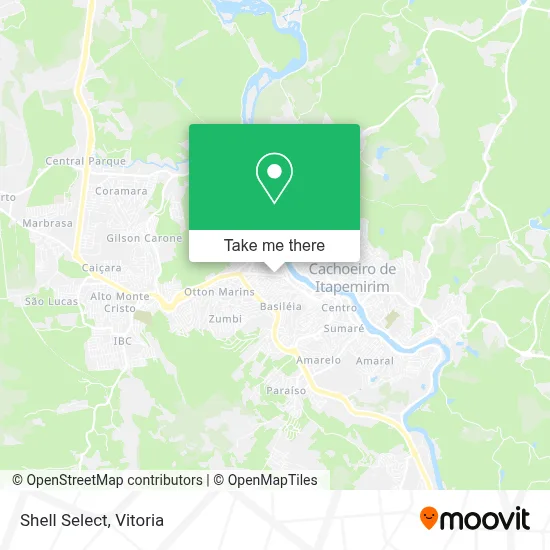 Shell Select map