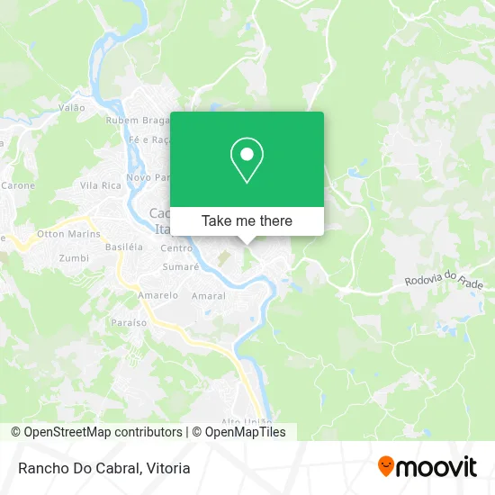 Rancho Do Cabral map