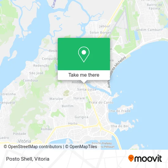 Posto Shell map