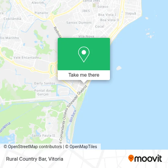 Rural Country Bar map