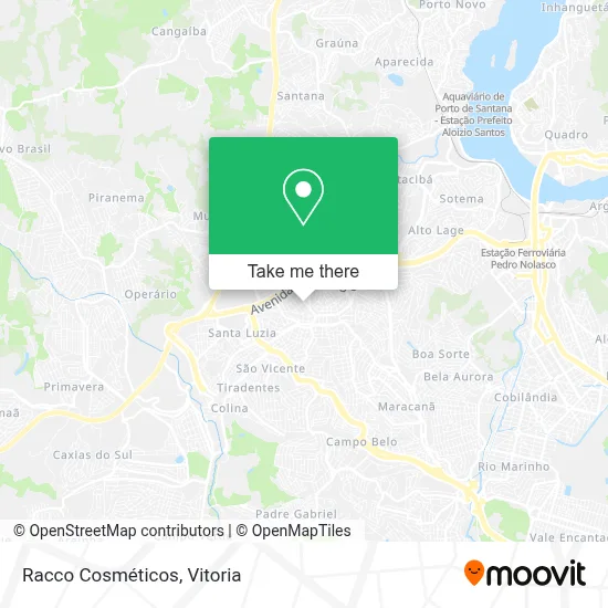 Racco Cosméticos map