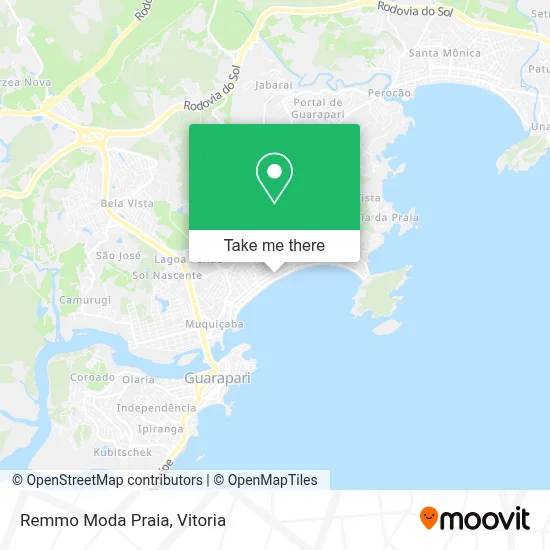 Remmo Moda Praia map