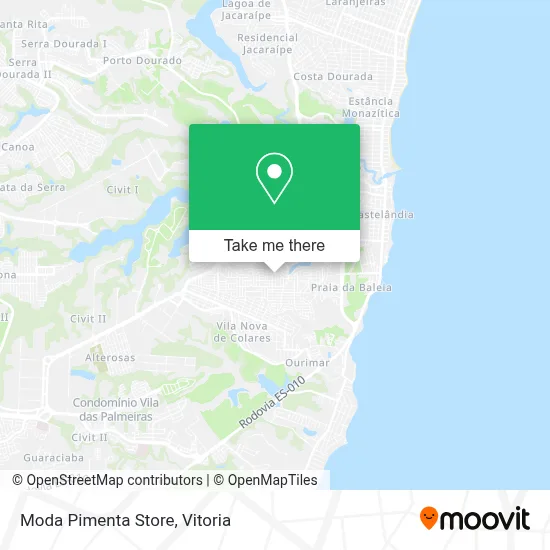 Moda Pimenta Store map