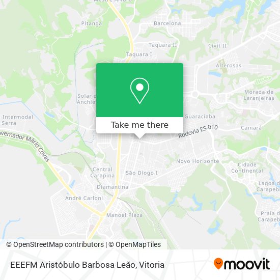 Mapa EEEFM Aristóbulo Barbosa Leão