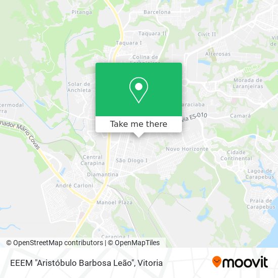 EEEM "Aristóbulo Barbosa Leão" map