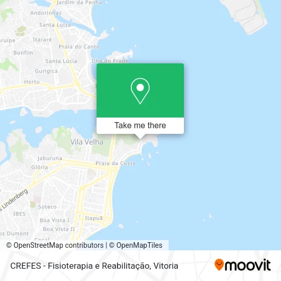 CREFES - Fisioterapia e Reabilitação map