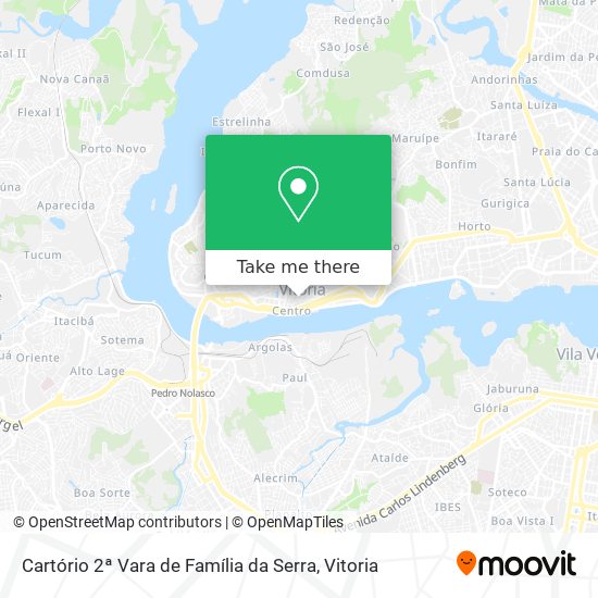 Cartório 2ª Vara de Família da Serra map