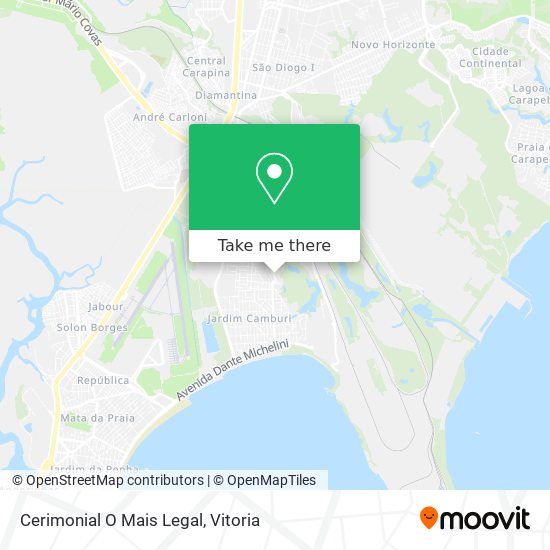 Cerimonial O Mais Legal map