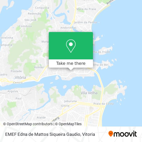 EMEF Edna de Mattos Siqueira Gaudio map