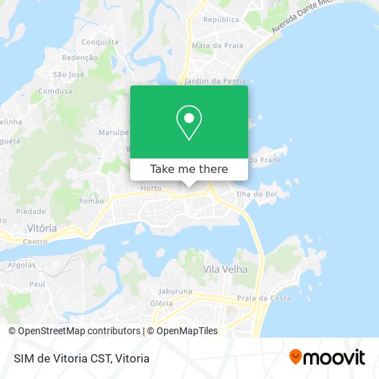 SIM de Vitoria CST map