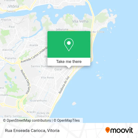 Rua Enseada Carioca map