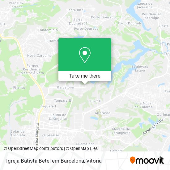 Igreja Batista Betel em Barcelona map