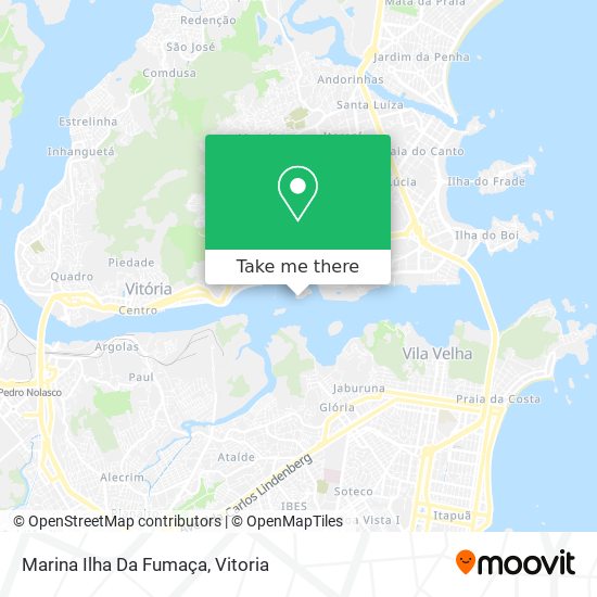 Marina Ilha Da Fumaça map