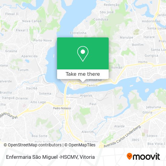 Enfermaria São Miguel -HSCMV map