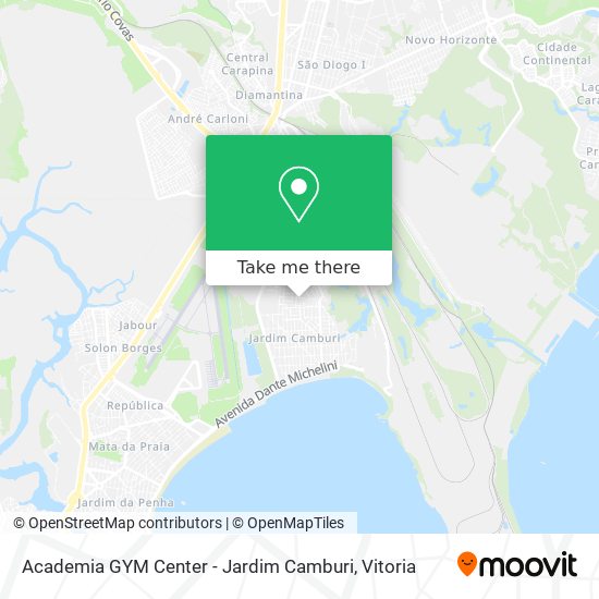 Academia GYM Center - Jardim Camburi map