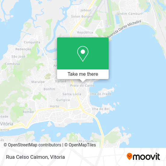 Rua Celso Calmon map