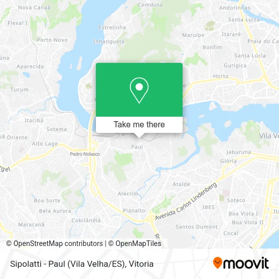 Sipolatti - Paul (Vila Velha / ES) map