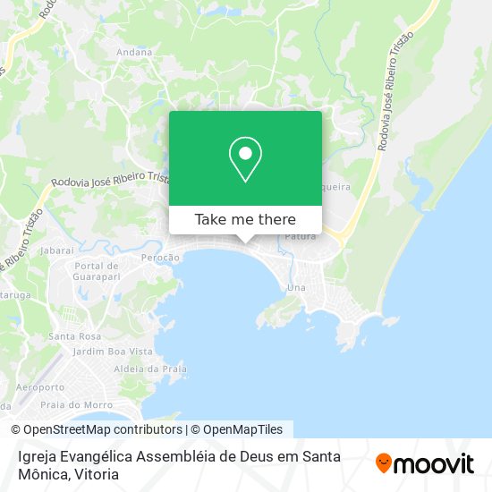 Igreja Evangélica Assembléia de Deus em Santa Mônica map