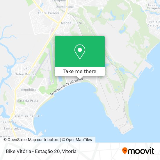 Bike Vitória - Estação 20 map