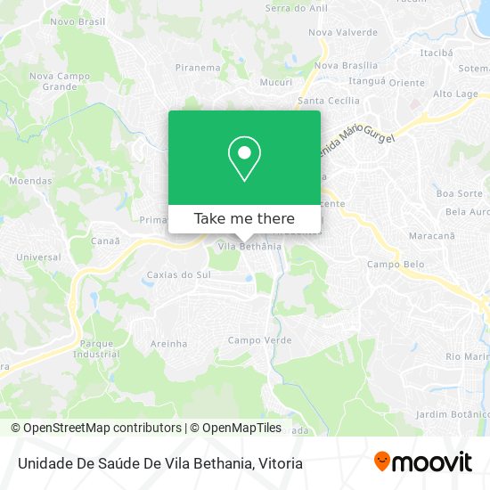 Unidade De Saúde De Vila Bethania map
