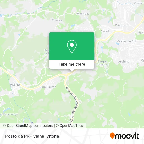 Posto da PRF Viana map