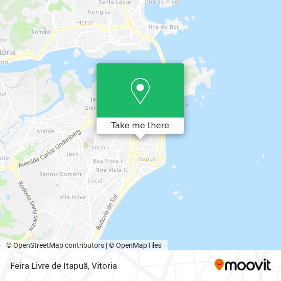 Feira Livre de Itapuã map