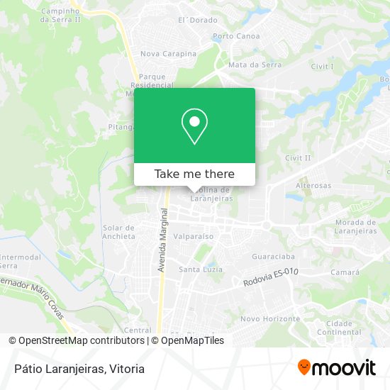 Pátio Laranjeiras map