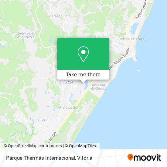 Parque Thermas Internacional map