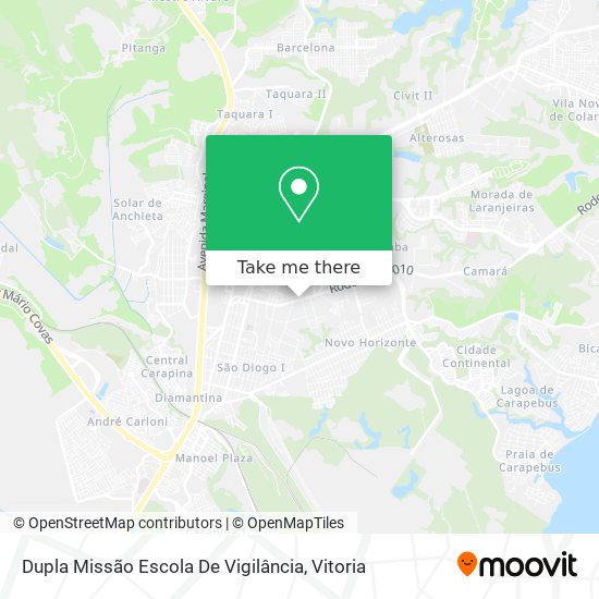 Dupla Missão Escola De Vigilância map