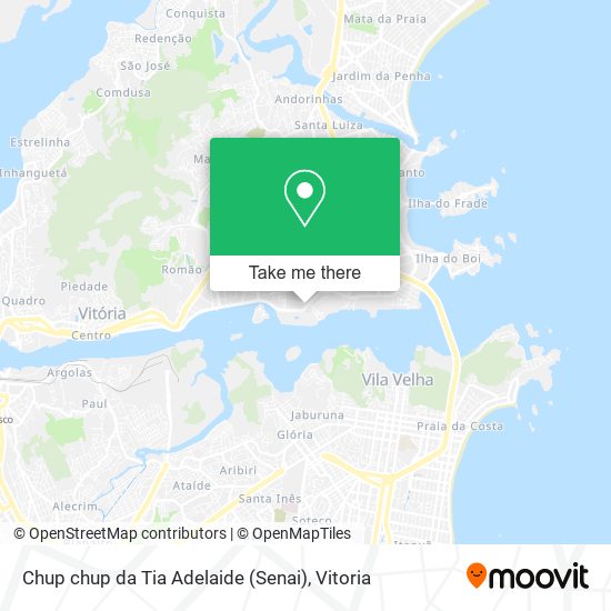 Chup chup da Tia Adelaide (Senai) map