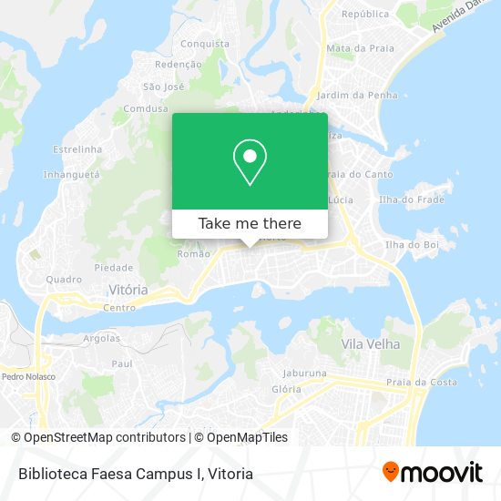 Biblioteca Faesa Campus I map