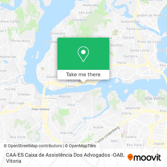 CAA-ES Caixa de Assistência Dos Advogados -OAB map