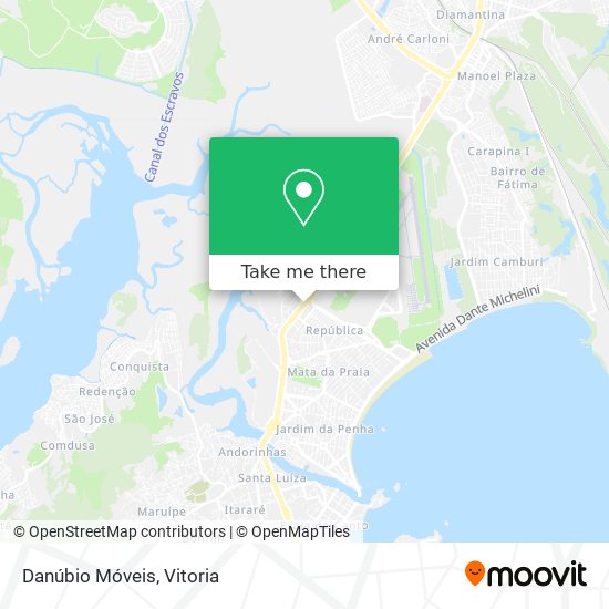 Danúbio Móveis map