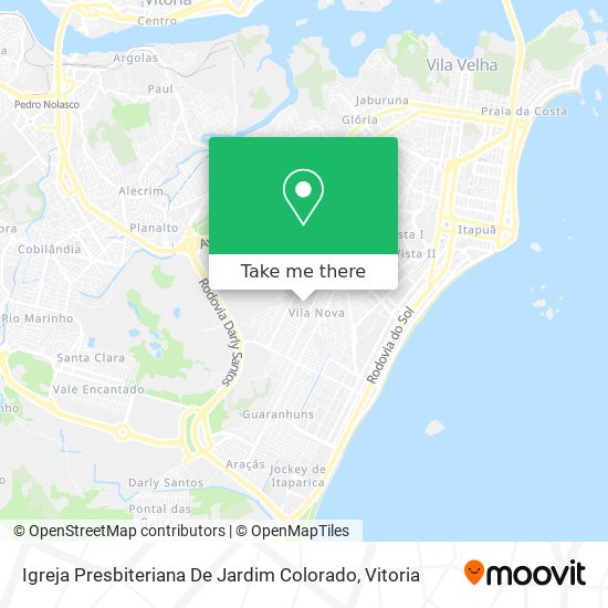 Igreja Presbiteriana De Jardim Colorado map