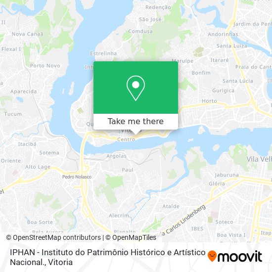 IPHAN - Instituto do Patrimônio Histórico e Artístico Nacional. map