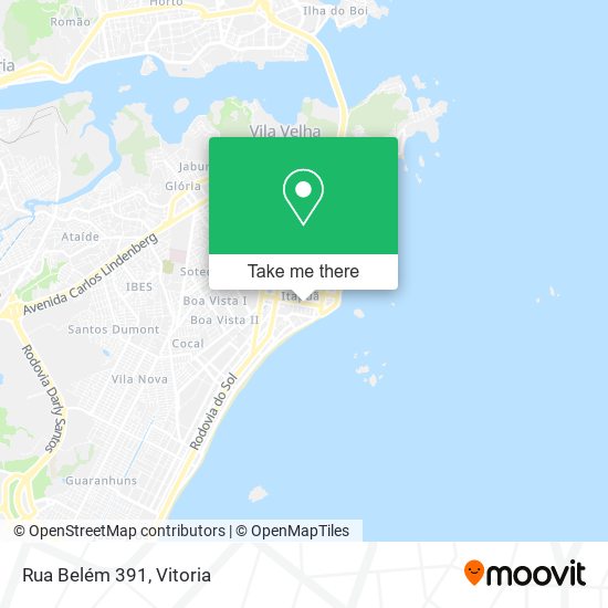Rua Belém 391 map